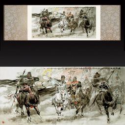 國畫卷軸畫曹操曹孟德書法字畫短歌行禮品畫書房掛畫辦公室裝飾畫 歷史價格詳細信息