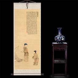 古畫卷軸畫八達游春圖絲綢畫卷軸畫家居裝飾畫茶樓酒店中國禮品畫 歷史價格詳細信息