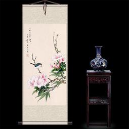 絲綢畫卷軸畫禮品畫松鶴圖禮品畫賀壽圖定制老人房掛畫風水畫禮品 歷史價格詳細信息