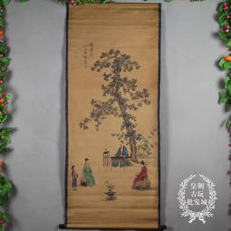 新品國畫字畫工筆畫收藏品中堂書畫卷軸畫客廳書房掛畫貂蟬拜月 歷史價格詳細信息