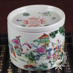 景德鎮瓷器仿古瓷器山水人家蓋罐 仿古瓷器舊貨老貨古董古玩收藏 歷史價格詳細信息