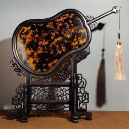 民國家具擺件舊藏木龍高浮雕龍鳳呈祥屏風擺件家用雕刻做工精湛 歷史價格詳細信息