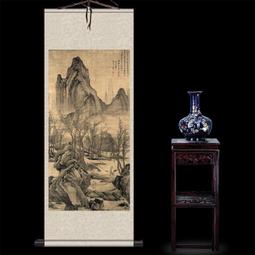 辦公室茶樓裝飾畫紫梅報春喜上眉梢梅花字畫文雅裝飾畫定制卷軸畫 歷史價格詳細信息