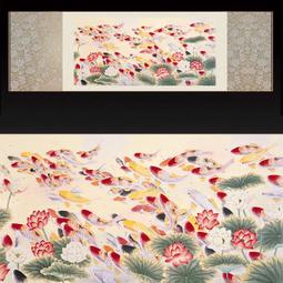 絲綢畫卷軸畫禮品畫松鶴圖禮品畫賀壽圖定制老人房掛畫風水畫禮品 歷史價格詳細信息