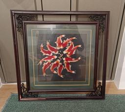 早期手工湘繡 秋水夕陽人共渡（55 &times; 33) 歷史價格詳細信息