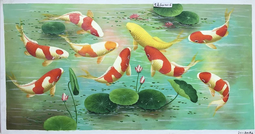 來新北逛菜市【風水油畫】山水聚寶盆3 (含運價) 歷史價格詳細信息