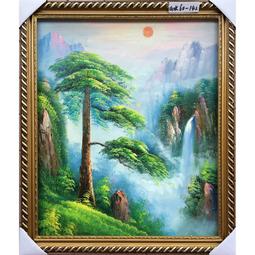 來新北逛菜市【風水油畫】山水聚寶盆3 (含運價) 歷史價格詳細信息