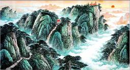 風水靠山有山有水真跡名家溪山幽隱如山畫廉售.需自取.新莊一樓 歷史價格詳細信息