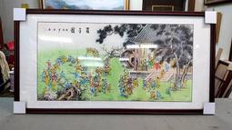 『府城畫廊-手繪國畫』百子圖－風水圖－求子－90x170－(含框價，可換框)－有實體店面－請查看關於我聯繫－AC358 歷史價格詳細信息