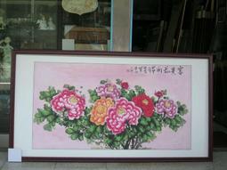 [ 丁銘畫廊 ] 富山貴水 旭日東昇 靠山圖步步高升-事事有出路進財 聚寶盆 聚財圖純手工畫國畫原作品含框裱好價格大尺寸 歷史價格詳細信息