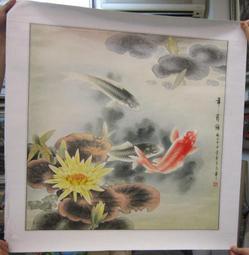 手繪國畫有裱-張芳 ，畫心約68cmx99cm 歷史價格詳細信息