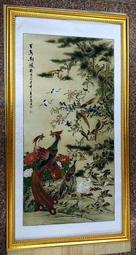 『府城畫廊-手繪國畫』百子圖－風水圖－求子－90x170－(含框價，可換框)－有實體店面－請查看關於我聯繫－AC358 歷史價格詳細信息