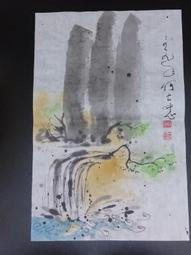 國際藝術家 何唐宇天  大幅水墨真品 觀音山下(BB-10)畫心70x73cm(含裱高級木框)(直購/免運)(宅配/貨運運送) 歷史價格詳細信息