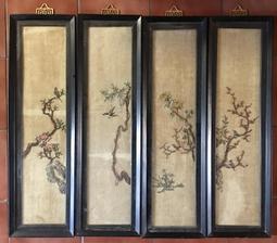 國畫風格手工原創貝殼畫彩色花鳥圖&quot;春夏秋冬&quot;四幅一套,只知其歷史悠久,收藏擺飾兩相宜,自玩送禮也不錯,建議台北當面交易 價格比較,價格查詢,歷史價格詳細信息