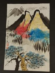 國際藝術家 何唐宇天   水墨真品 荷悅(B-17)/荷悅呈祥/宅第平安 未裱35x69cm(直購/免運/畫筒包裝寄送/含托底初裱) 歷史價格詳細信息