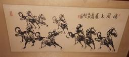 國畫--馬到成功_萬馬奔騰--有受潮 /2手 歷史價格詳細信息