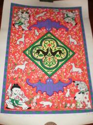 第九屆版印年畫得獎作品 四季平安 1993 王毓麒版畫 歷史價格詳細信息