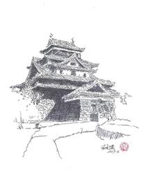 [大橋小舖] 日本畫家愛子裱貼水墨作品-雪屋 / 老品手繪原作 / 24.3×27.2公分厚紙板裱褙不附框平價分享 歷史價格詳細信息