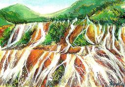 煥賣玩意＃【水彩原作】未裱框 8開 溫室花朵 2013畫作 （可擺飾於咖啡廳、餐廳、辦公室、客廳等地 歷史價格詳細信息