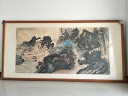 【台灣名家山水畫、書法家作品】李炳南(書法),趙士英(山水畫),書法及水墨畫作品 歷史價格詳細信息