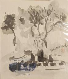 近 代 --台灣史上第一位女畫家：陳 進 --山 城 幽 境 膠 彩 3 F --未 框 歷史價格詳細信息