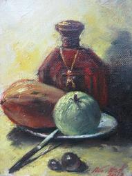 百壺坊  韋啟義  台灣當代藝術家 油畫原作  慶豐餘  300號  160x300cm 歷史價格詳細信息