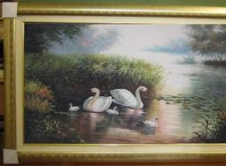 『府城畫廊-手繪油畫』動物畫－鸚鵡－筆法細膩－70x80－(含框價)－另有油畫國畫讓您挑選－有實體店面－G1444 歷史價格詳細信息