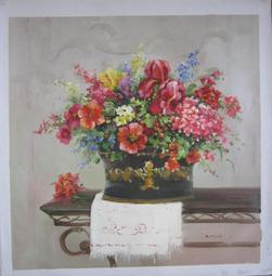 『府城畫廊-手繪油畫』畫師：黃小刀 －船港－風景畫－90x120－筆法工筆細膩－另有數千張油畫國畫讓您挑選－AA19 歷史價格詳細信息