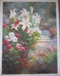 『府城畫廊-手繪油畫』畫師：黃小刀 －船港－風景畫－90x120－筆法工筆細膩－另有數千張油畫國畫讓您挑選－AA19 歷史價格詳細信息