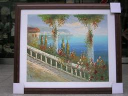 [ 丁銘畫廊 ] 風景畫 - 紅運當頭 畫刀 構圖 特殊 佳作 - 純手工畫 - 油畫原作品 直接掛 畫 歷史價格詳細信息