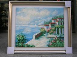 [ 丁銘畫廊 ] 風景畫 - 紅運當頭 畫刀 構圖 特殊 佳作 - 純手工畫 - 油畫原作品 直接掛 畫 歷史價格詳細信息