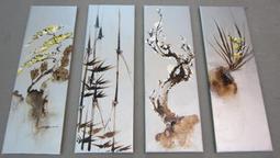 手繪梅蘭竹菊茶杯陶瓷喝茶品茗杯主人單杯家用功夫茶碗大號個人杯 歷史價格詳細信息