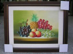 [ 丁銘畫廊 ] 好事連連 壽桃 福壽吉祥-事事平安-獨特-細緻佳作-立體裱框-純手工畫-油畫原作品-含裱框價格 歷史價格詳細信息