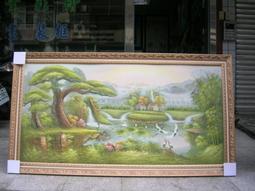 [ 丁銘畫廊 ]    財源廣進 - 字畫 - 台灣書法家 佛弟子 ( 汶彥 )- 純手工寫-書法原作品-含框裱好價格 歷史價格詳細信息