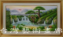 山水聚寶盆高山流水家居裝飾畫絲綢畫卷軸畫風水客廳玄關茶樓壁畫 歷史價格詳細信息