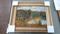 『府城畫廊-手繪油畫』風景畫－30x40－(會繃內架，可吊掛)－有實體店面，我們店有在裱框－P340 歷史價格詳細信息