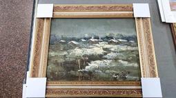 『府城畫廊-手繪油畫』風景畫－30x40－(會繃內架，可吊掛)－有實體店面，我們店有在裱框－P340 歷史價格詳細信息