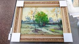 『府城畫廊-手繪油畫』風景畫－30x40－(會繃內架，可吊掛)－有實體店面，我們店有在裱框－P340 歷史價格詳細信息