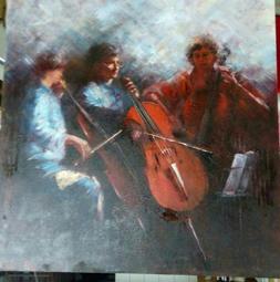 百壺坊  韋啟義  台灣當代藝術家 油畫原作  慶豐餘  300號  160x300cm 歷史價格詳細信息