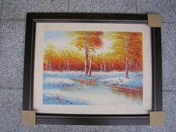 純手工剪金畫( 立體金箔畫)【丹楓似火/燦若凝霞】32x25cm 歷史價格詳細信息