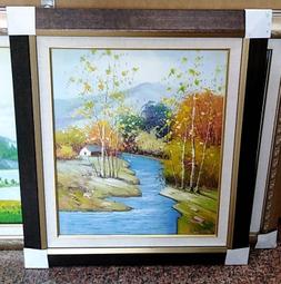 『府城畫廊-手繪油畫』風景畫－30x40－(會繃內架，可吊掛)－有實體店面，我們店有在裱框－P340 歷史價格詳細信息