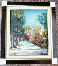 『府城畫廊-手繪油畫』風景畫－30x40－(會繃內架，可吊掛)－有實體店面，我們店有在裱框－P340 歷史價格詳細信息