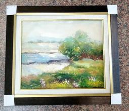 『府城畫廊-手繪油畫』風景畫－30x40－(會繃內架，可吊掛)－有實體店面，我們店有在裱框－P340 歷史價格詳細信息