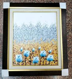 『府城畫廊-手繪油畫』抽象畫－現代裝飾掛畫－45/x45－(會繃內架，可吊掛)－有實體店面，我們店有在裱框－Z24 歷史價格詳細信息