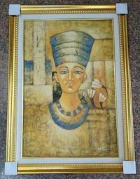 『府城畫廊-手繪油畫』人物畫－80x110－(含框價)－另有油畫國畫讓您挑選－有實體店面－F15 歷史價格詳細信息