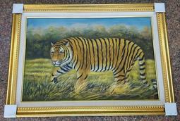 『府城畫廊-手繪油畫』動物畫－鸚鵡－筆法細膩－70x80－(含框價)－另有油畫國畫讓您挑選－有實體店面－G1444 歷史價格詳細信息