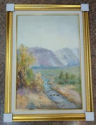 『府城畫廊-手繪油畫』風景畫－30x40－(會繃內架，可吊掛)－有實體店面，我們店有在裱框－P340 歷史價格詳細信息
