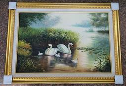 『府城畫廊-手繪油畫』動物畫－鸚鵡－筆法細膩－70x80－(含框價)－另有油畫國畫讓您挑選－有實體店面－G1444 歷史價格詳細信息