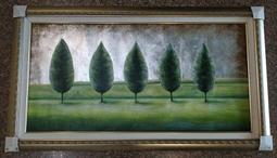 『府城畫廊-手繪油畫』抽象畫－現代裝飾掛畫－45/x45－(會繃內架，可吊掛)－有實體店面，我們店有在裱框－Z24 歷史價格詳細信息