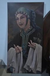 油畫--高山稻田農舍 /2手 歷史價格詳細信息